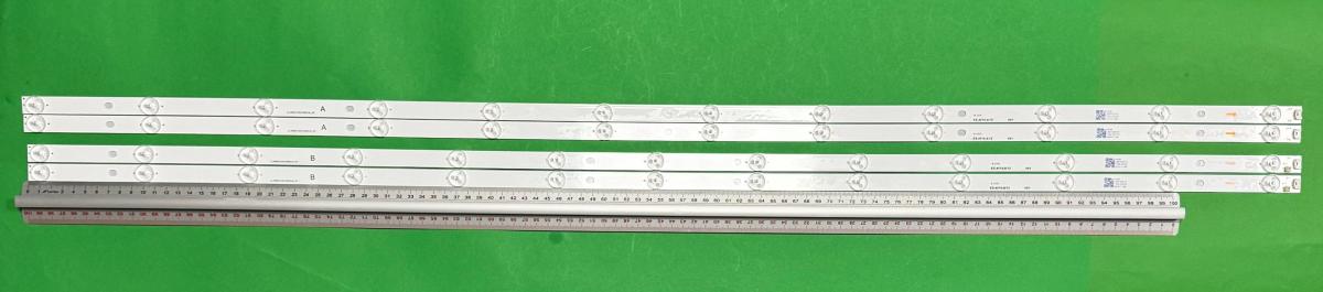 Zestaw listew LED do naprawy podświetlenia telewizora VESTEL / JVC / TOSHIBA 58" zestaw 4szt , 2szt x JL.D580C1330-078ES-M_V01 30105580 CA22 JL.D580C1330-078AS-M_V01 , 12LED , 1112MM , 3V & 2szt x JL.D580D1330-078ES-M_V01 30105581 CA22 JL.D580D1330-078AS-M_V01 , 12LED , 1112MM , 3V ,