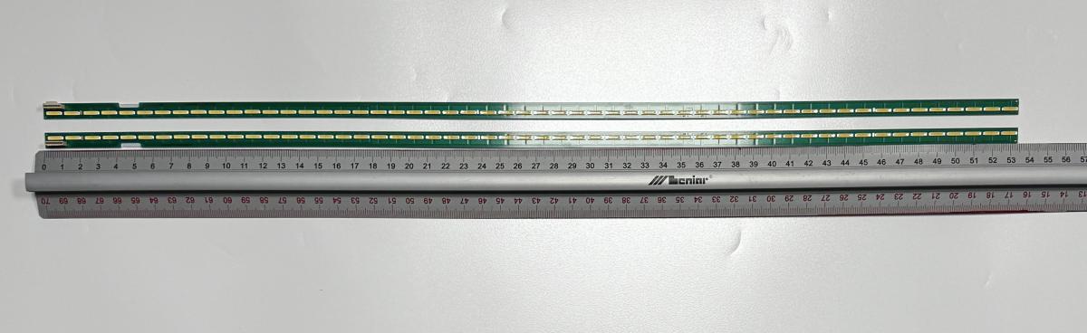 Zestaw listew LED do naprawy podświetlenia telewizora LG 49" krawędziowa zestaw 2szt , 1szt X 49" V15 ART3 UD REV1.1 L-Type & 1szt x 49" V15 ART3 UD REV1.1 R-Type , 6922L-0151A 6091L-2830A  , 54LED , 535MM , 3V ,