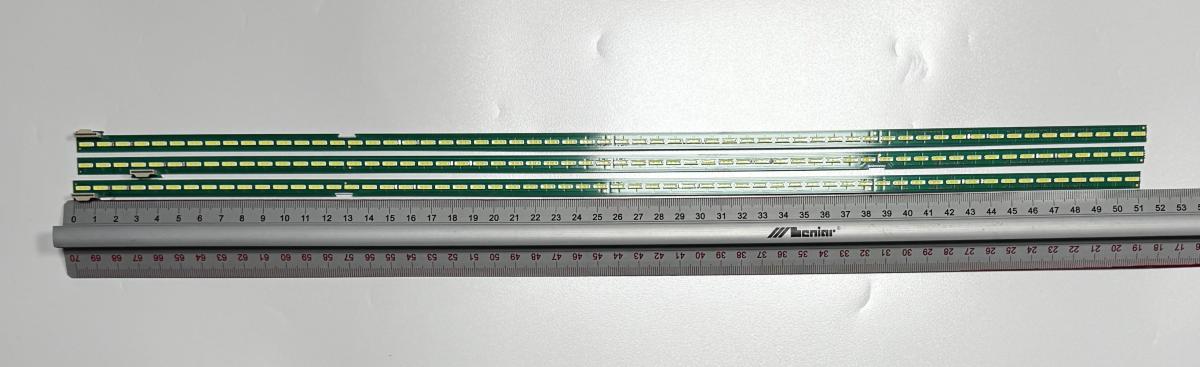 Zestaw listew LED do naprawy podświetlenia telewizora LG 70" krawędziowa zestaw 3szt , 1szt X 70inch UHD L-Type 7020PKG 180EA REV01 V1_01_141030 1526 & 1szt X 70inch UHD R-Type 7020PKG 180EA REV01 V1_01_141030 1526 & 1szt X 70inch UHD C-Type 7020PKG 180EA REV01 V1_01_141030  1526 , MAK63227401 , 60LED , 513MM , 3V ,