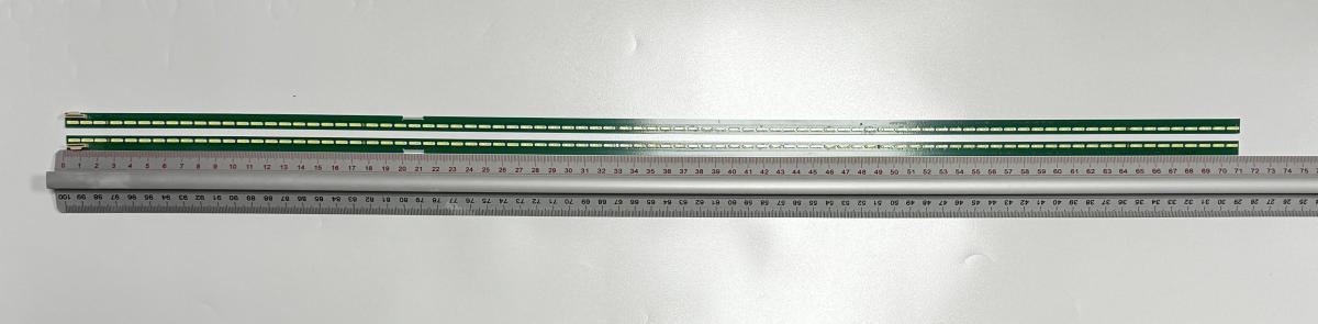 Zestaw listew LED do naprawy podświetlenia telewizora LG 65" zestaw 2szt , 1szt X 65" V15 SA UD REV 0.5 6 L-Type 6916L-2116A & 1szt X 65" V15 SA UD REV 0.5 6 R-Type 6916L-2117A , 6922L-0173A , 84LED , 713MM , 3V ,