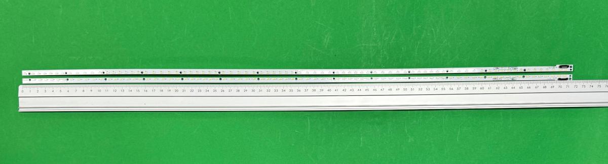 Zestaw listew LED do naprawy podświetlenia telewizora PANASONIC  65" zestaw 2 sztuki , 1szt X 6202B000C8200 & 1szt X 6202B000C9200 , 80LED, 716MM , 3V ,