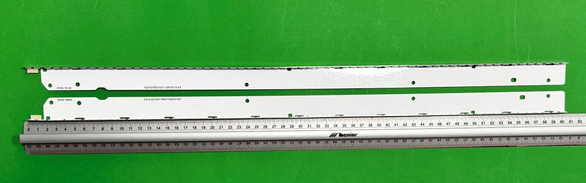 Zestaw listew LED do naprawy podświetlenia telewizora LG 55" krawędziowa zestaw 2 szt , 1szt X  55" V14 ART9 TV R-Type 6916L-1605A & 1szt X 55" V14 ART9 TV L-Type 6916L-1606A , 63LED, 605MM , 3V ,