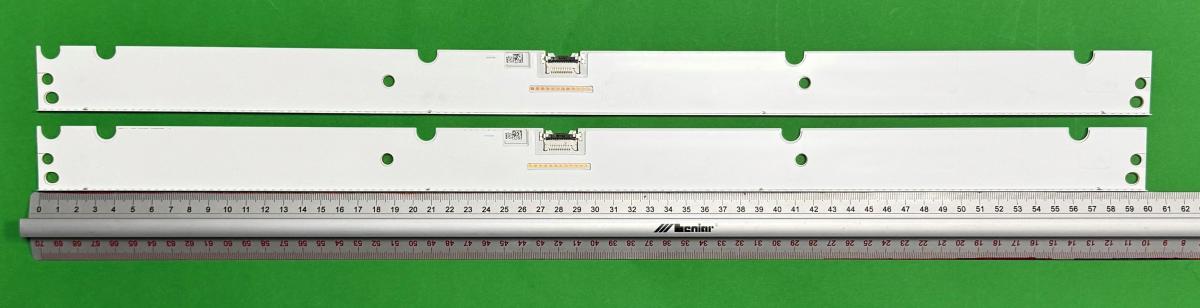 Zestaw listew LED do naprawy podświetlenia telewizora  SAMSUNG 55" krawędziowa zestaw 2szt X BN96-42401A , 144LED , 600MM ,3V , niebieskie światło ,