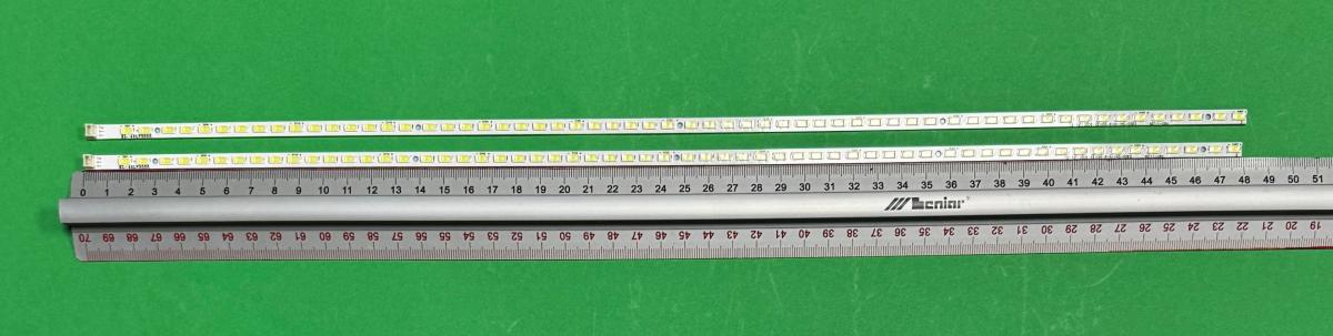 Zestaw listew LED do naprawy podświetlenia telewizora LG 42" zestaw 2 szt X 74.42T13.001-0-CS1 / 42T11-06A 74.42TB3.001-1-SHI , 60LED , 478MM , 3V ,