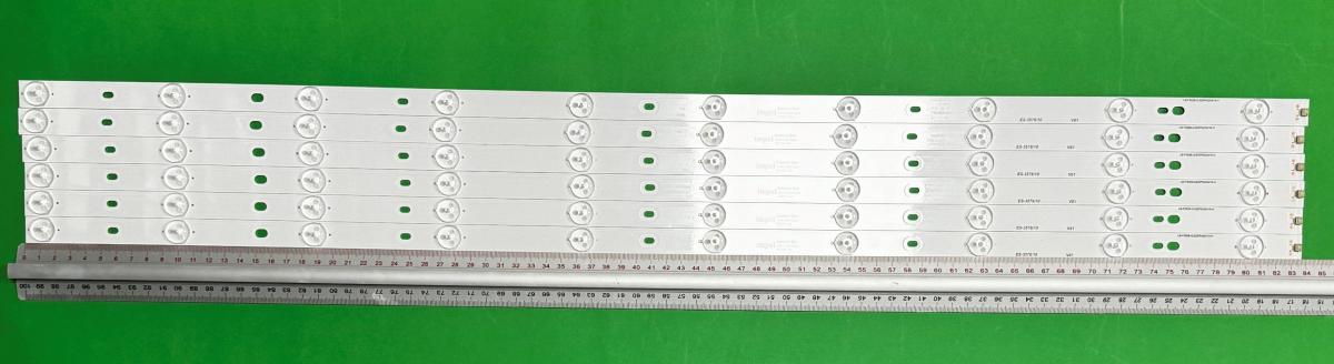 Zestaw listew LED do naprawy podświetlenia telewizora  SHARP 42" zestaw 6szt X LB-F3528-GJD2P5420410-H YL-42037001-3E765 , 10LED , 840MM , 3V ,
