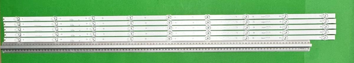 Zestaw listew LED do naprawy podświetlenia telewizora HISENSE 55" zestaw 5szt X JL.D55091330-315CS-M_V01 315AS , 9LED , 1081MM , 3V ,