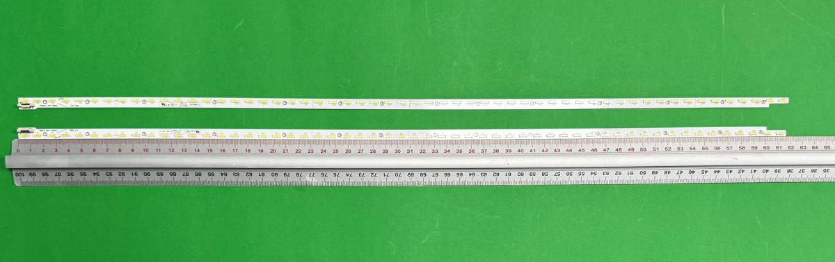 Zestaw listew LED do naprawy podświetlenia telewizora  SHARP 50" zestaw 2szt , 1szt X V500H1-LE6-TLEM2 & 1szt X V500H1-LE6-TREM2 , 56LED , 6V , 618MM ,