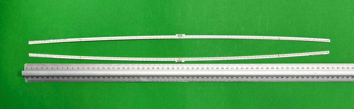 Zestaw listew LED do naprawy podświetlenia telewizora  HISENSE 55" zestaw 2szt X Hisense-55-HE550IUC-B52-84+84 , 84LED  , 3V , 598MM ,