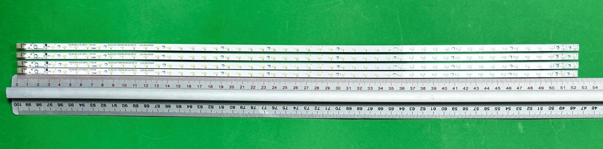 Zestaw listew LED do naprawy podświetlenia telewizora  SHARP 46" zestaw 4szt X SLED-2011SSP46-46-GD-REV0 , 46LED , 523MM , 3V ,