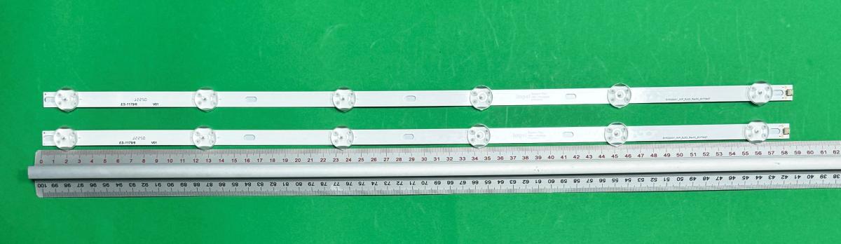 Zestaw listew LED do naprawy podświetlenia telewizora  PHILIPS 32" zestaw 2szt x SVK320AI1_WICOP_6LED_Rev03_20170427 , SVK320AI1 , 6LED, 584MM , 3V ,