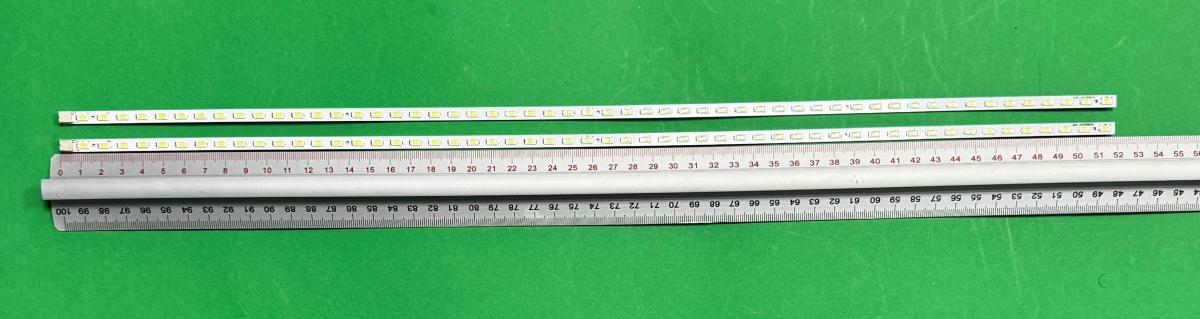 Zestaw listew LED do naprawy podświetlenia telewizora  SAMSUNG 46" zestaw 2szt x LMB-4600BM02 LJ64-02592A , 54LED , 518MM , 3V ,