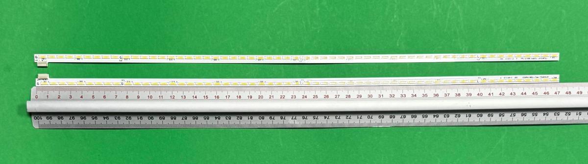 Zestaw listew LED do naprawy podświetlenia telewizora  VESTEL 43" zestaw 2szt , 1szt X 17ELB43ULR3 7020PKG 58EA L-TYPE 1538 & 1szt X 17ELB43ULR3 7020PKG 58EA R-TYPE 1541  , 58LED , 473MM , 3V ,