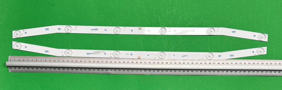 Zestaw listew LED do naprawy podświetlenia telewizora AKAI / NEVIR 32" zestaw 2szt X JS-D-JP3220-061EC(60308) E32F2000 MCPCB  MS-L1220 V2 2016-5-6 32 MS-L1160 V3 XS-D-JP3220-061EC (60416) E32F2000 MCPCB JS-D-JP3220-061EC (60308) E32F2000 MCPCB HS-32D3006V1W6C1B584.5 * 17.5m-HJ-TB MS-L1084 V1  , 6LED , 585MM , 3V ,