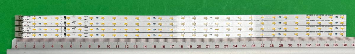 Zestaw listew LED do naprawy podświetlenia telewizora  SHARP 32" zestaw 4szt X SLED 2011SSP32 28 4214 GD REV0 LK315D3LA63 GT0326-2 GT0326-1 GT0326-4 E129741 , 28LED , 362MM , 3V ,