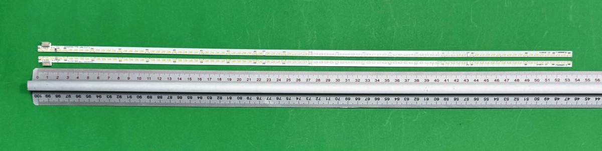 Zestaw listew LED do naprawy podświetlenia telewizora PANASONIC 49" zestaw 2szt , 1szt X 17ELB49UER1-L &1 szt X  17ELB49UER1-R , 98LED , 3V , 534MM ,