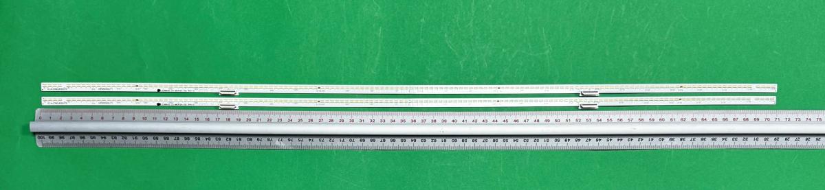 Zestaw listew LED do naprawy podświetlenia telewizora  HISENSE 65" zestaw 2szt x IC-A-CNEJ65E079 HE650X9U71 E348435 CS-MCPCB-150  1239708  HE654Z000560308GG-352 HE654Z000560308N75mag64WKK2+N75mag54WKK2 GG-352 , 144LED , 709MM , 6V ,