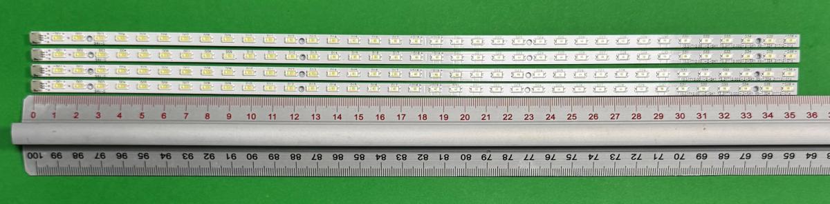 Zestaw listew LED do naprawy podświetlenia telewizora  LG 32" zestaw 4szt X AD.WT-31T12001-MXDX-X1-061-5419 31T12-01A 73.31T12.001-2-SK1 , 36LED ,  355MM , 3V ,