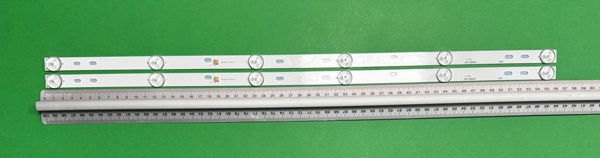 Zestaw listew LED do naprawy podświetlenia telewizora CONDOR 32" zestaw 2szt X MS-L2280 V2 2018-1-2 , 6LED , 561MM , 3V ,