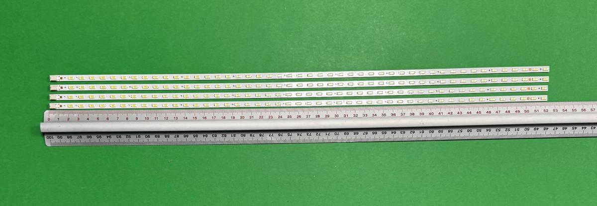 Zestaw listew LED do naprawy podświetlenia telewizora  SHARP 46" krawędziowa zestaw 4szt X RUNTK4461TPZZ  K4461TP LK460D3LWARX , 47LED , 522MM , 3V ,