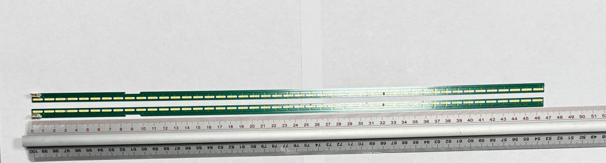 Zestaw listew LED do naprawy podświetlenia telewizora  LG 43" zestaw 2szt , 1szt X 43" V15.5 ART3 UD REV 0.3 6 L-Type 6916L-2308A & 1szt X 43" V15.5 ART3 UD REV 0.3 6 R-Type 6916L-2309A , 45LED , 468MM , 3V ,