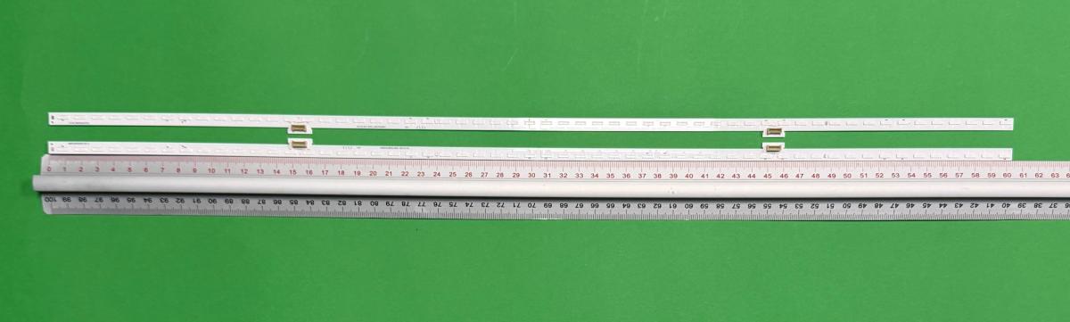 Zestaw listew LED do naprawy podświetlenia telewizora TCL 55" zestaw 2 sztuki , 1szt x IC-B-CNDS55E030R 712279P48S8S9DD000701 Q47R 4C-LB5556-YG01Q & 1szt X IC-B-CNDS55E030L 712269P45S8S9DD000701 Q47L 4C-LB5556-YG02Q , 56LED , 603MM , 6V , niebieska barwa światła ,