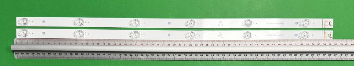 Zestaw listew LED do naprawy podświetlenia telewizora  VESTEL zestaw 2szt X RF-CF320007SE30-0601 A2 , 6LED , 575MM , 3V ,