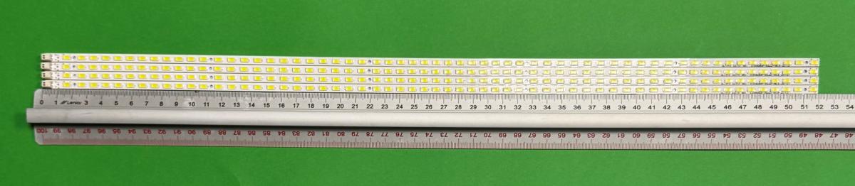 Zestaw listew LED do naprawy podświetlenia telewizora  SONY 46" zestaw 4szt x STS460A09-60LED-rev.6-200406 , 60LED , 518MM , 3V ,