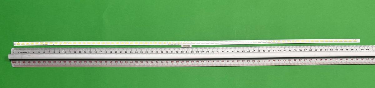 Zestaw listew LED do naprawy podświetlenia telewizora  SAMSUNG / PHILIPS 55" zestaw 1szt x 2013SLS55 7030NNB 72 REV1.0  LJ96-06144B  LJ97-04422B , 72LED , 677MM , 6V ,