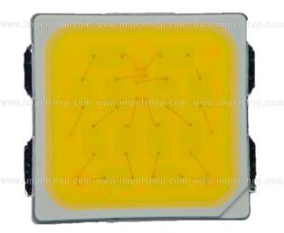 DIODA LED SMD 5050 , zasilanie :  6V, temperatura barwowa : 4000K, CRI / wskaźnik oddawania barw : 70, jasność  900-950lm , obudowa : 5050 , kod producenta : 5050A06-40N75-U2S6P-V1-T-LX , producent : SHINEON ,