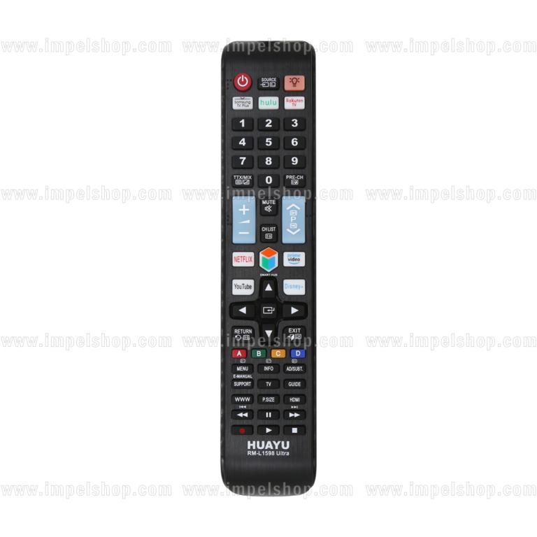 Pilot do SAMSUNG SMART TV RM-L1598 ULTRA - zamiennik HUAYU , Netflix Prime Video Rakuten Disney+ Youtube ,