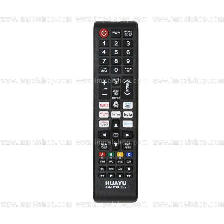 Pilot do SAMSUNG SMART TV RM-L1728 ULTRA - zamiennik HUAYU , Netflix Prime Video Rakuten Disney+ Youtube ,