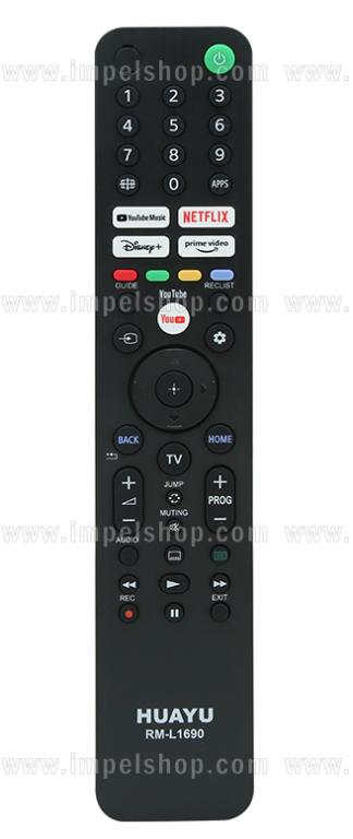 Pilot do SONY SMART TV RM-L1690 - zamiennik HUAYU , Youtube Netflix Prime Video Disney+ ,