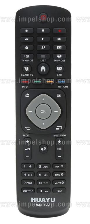 Pilot do PHILIPS SMART TV RM-L1220 - zamiennik HUAYU , Netflix  Prime Video  Rakuten  Youtube  ambilight ,