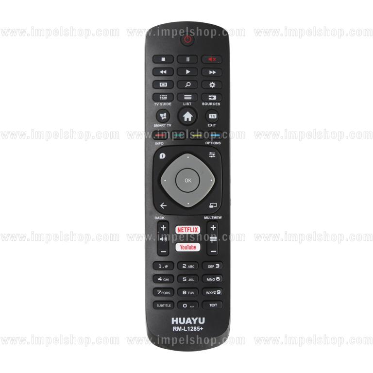 Pilot do PHILIPS SMART TV RM-L1285+ - zamiennik HUAYU , Netflix Youtube ,
