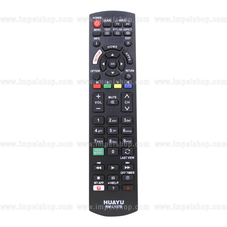 Pilot do TOSHIBA / PANASONIC SMART TV RM-L1378 - zamiennik HUAYU , Netflix ,