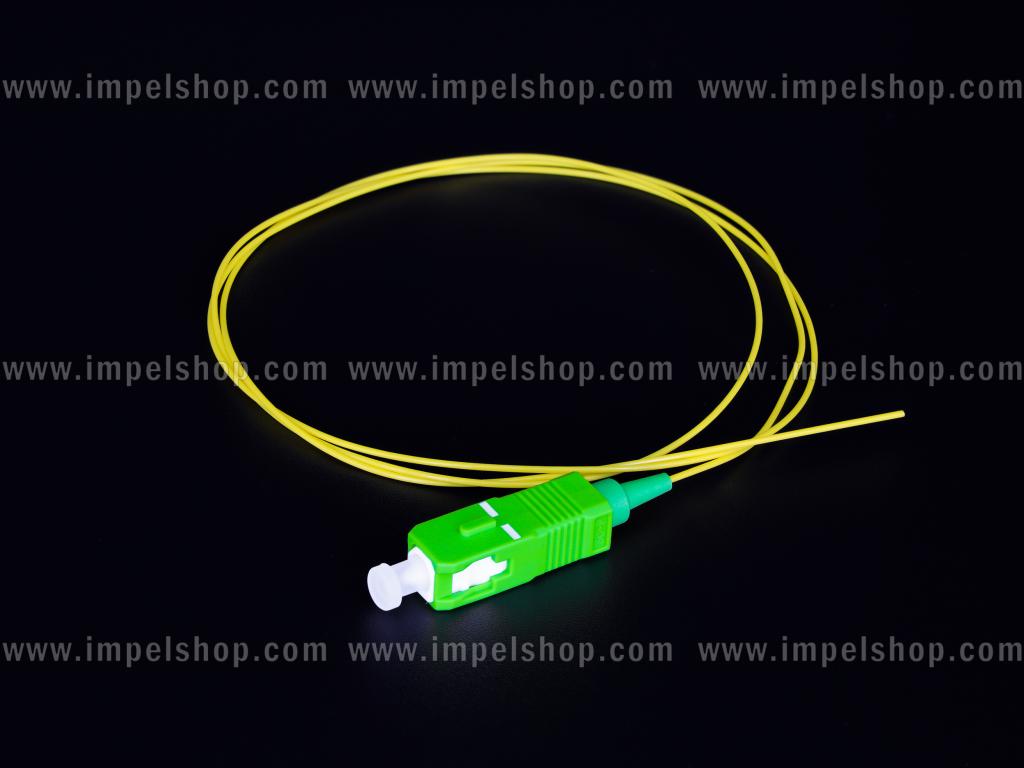Pigtail SM 0.9mm, SC/APC, 1m