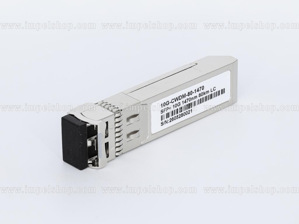 Wkładka / moduł 10G, SFP+, CWDM, SMF, 2xLC, 80km (23dB), Tx1470nm / Rx1270nm ~ 1610nm, DDM , kodowanie : CISCO