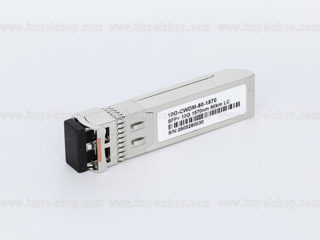Wkładka / moduł 10G, SFP+, CWDM, SMF, 2xLC, 80km (23dB), Tx1570nm / Rx1270nm ~ 1610nm, DDM , kodowanie : CISCO