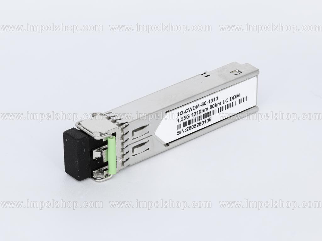 Wkładka / moduł 1.25G, SFP, CWDM, SMF, 2xLC, 80km (23dB), Tx1310nm / Rx1270nm ~1610nm, DDM , kodowanie : CISCO