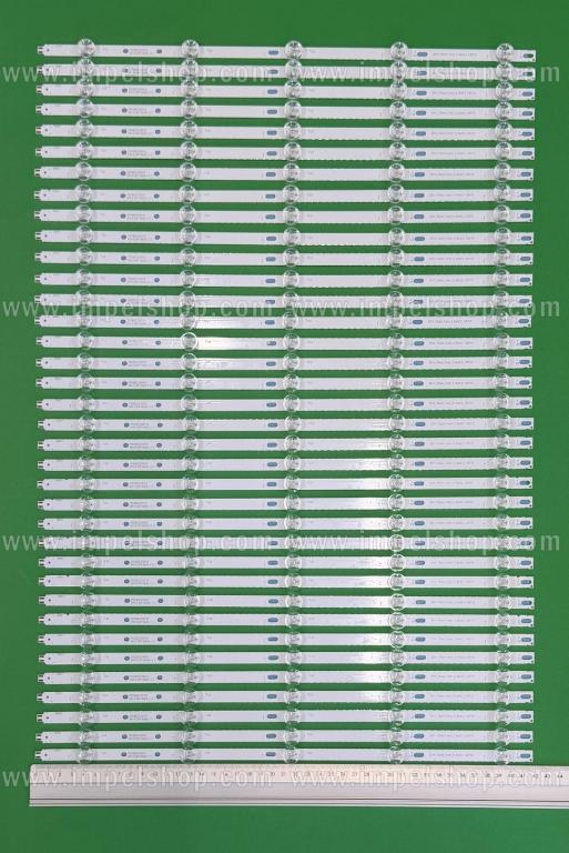 Zestaw listew LED do naprawy podświetlenia telewizora  SAMSUNG 75" zestaw 36szt X Samsung_2014_75Inch_Fcom_5_Rev0.2_140710 , 5LED ,  420MM , 3V , BN96-01226D ,