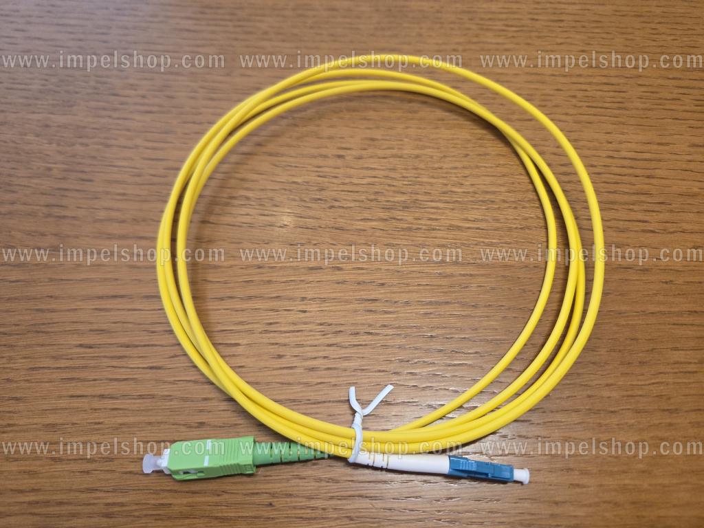 Patchcord SM G652D, Simplex, 3.0mm, SC/APC - LC/UPC, 2m