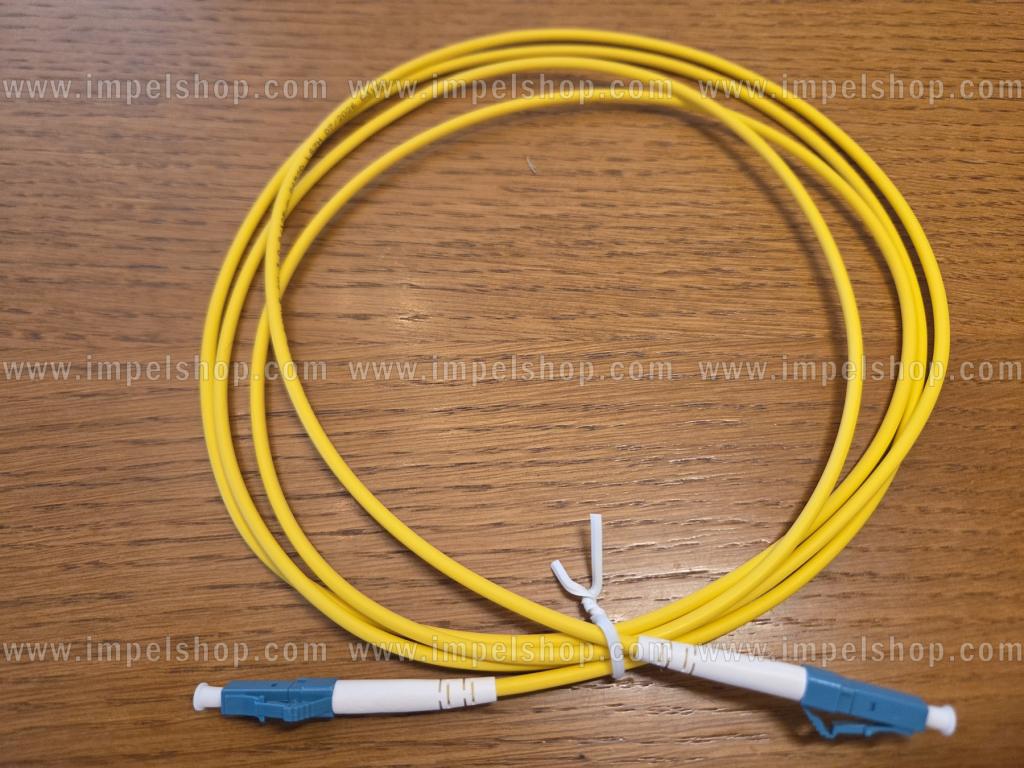Patchcord SM G652D, Simplex, 3.0mm, LC/UPC - LC/UPC, 2m