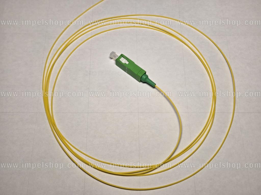 Pigtail SM 0.9mm, SC/APC, 2m, G652D