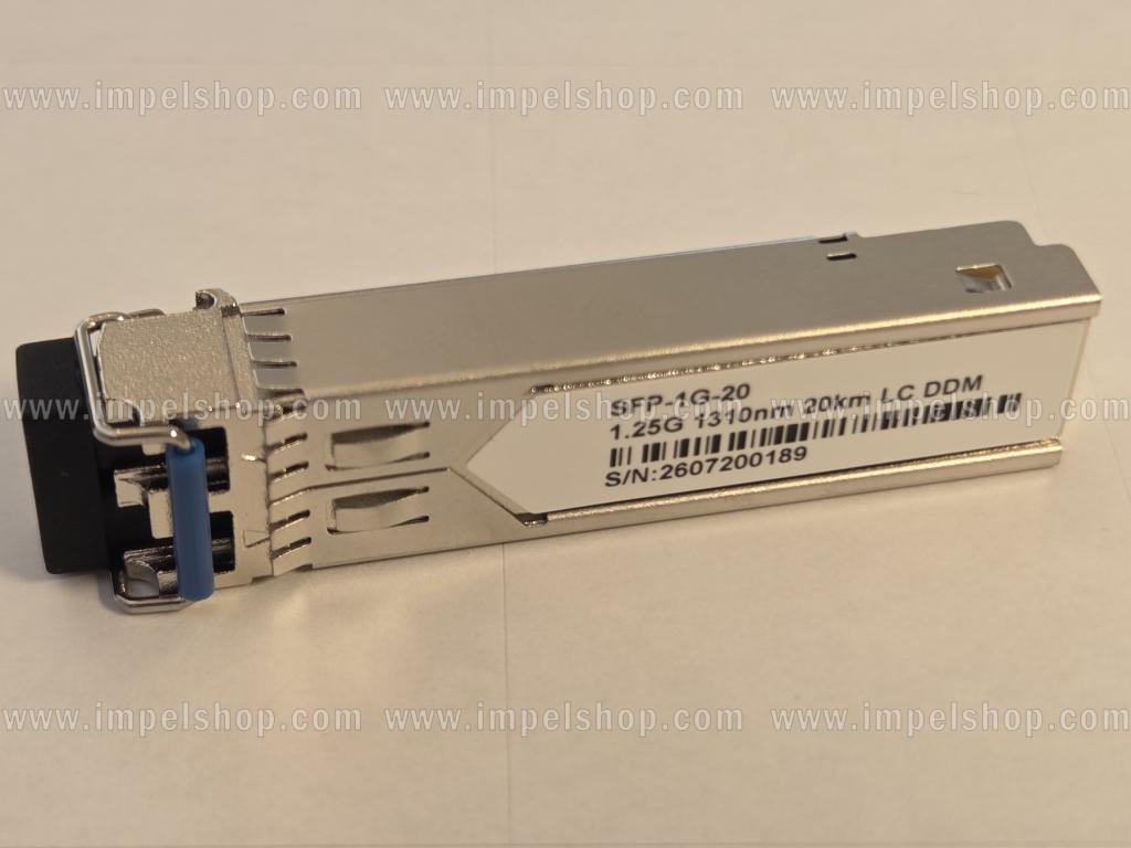 Wkładka / moduł 1.25G SFP, Dual, SMF 2xLC, 20km, Tx1310nm, kodowanie CISCO