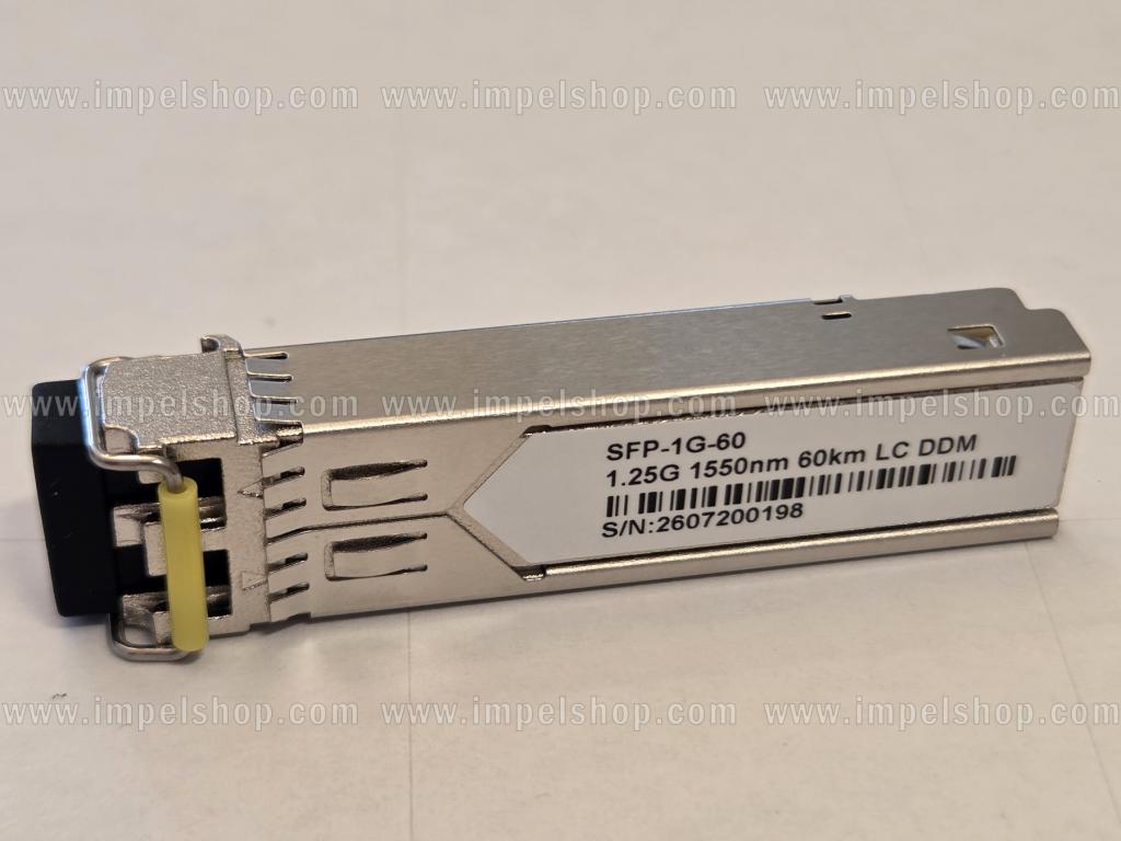 Wkładka / moduł 1.25G SFP, Dual, SMF 2xLC, 60km, Tx1550nm, kodowanie CISCO