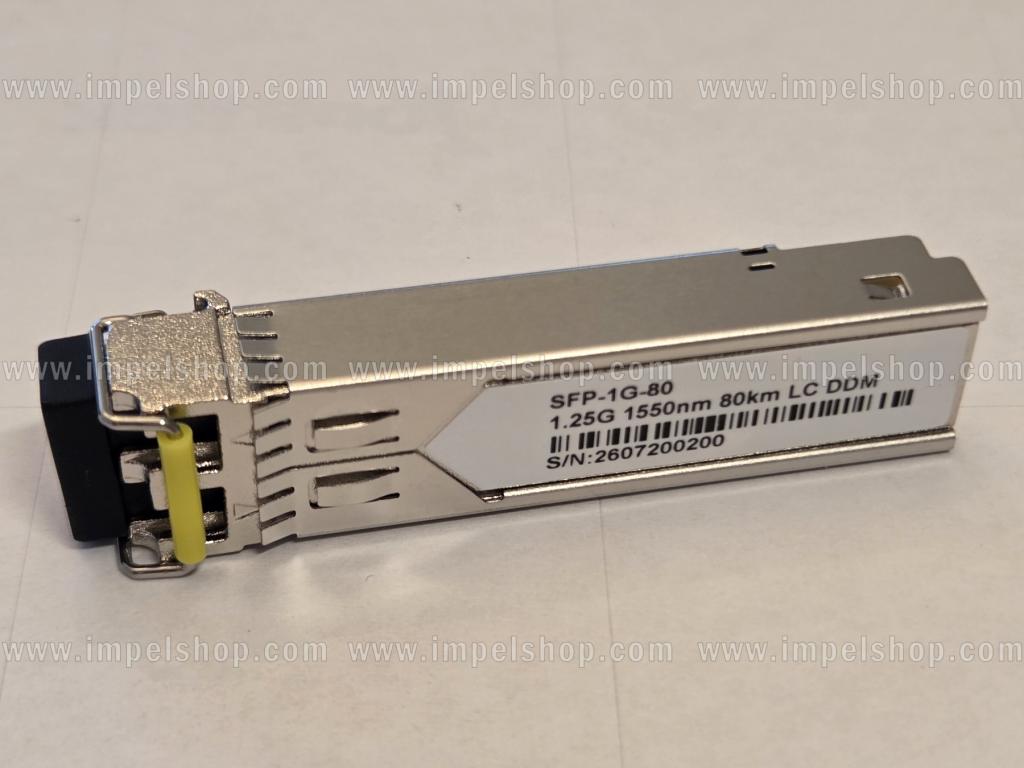 Wkładka / moduł 1.25G SFP, Dual, SMF 2xLC, 80km, Tx1550nm, kodowanie CISCO