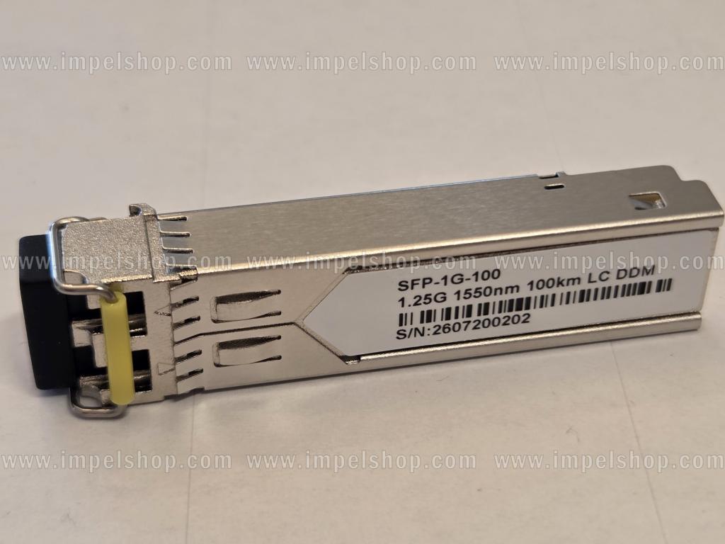 Wkładka / moduł 1.25G SFP, Dual, SMF 2xLC, 100km, Tx1550nm, kodowanie CISCO