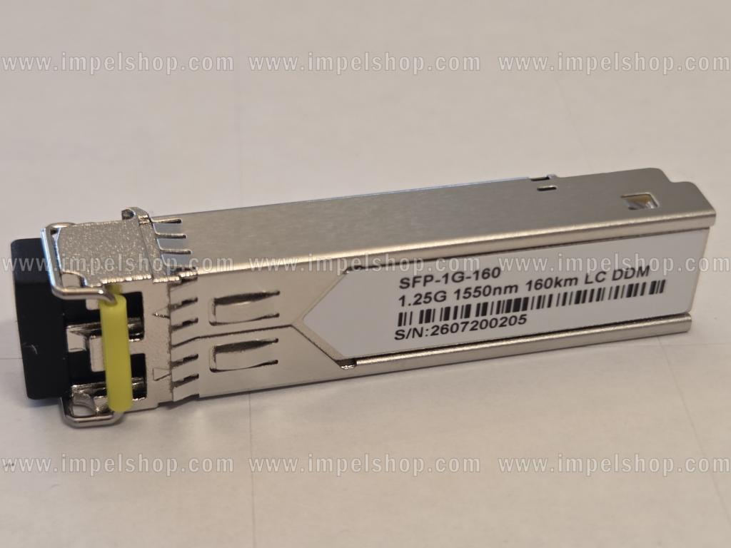 Wkładka / moduł 1.25G SFP, Dual, SMF 2xLC, 160km, Tx1550nm, kodowanie CISCO
