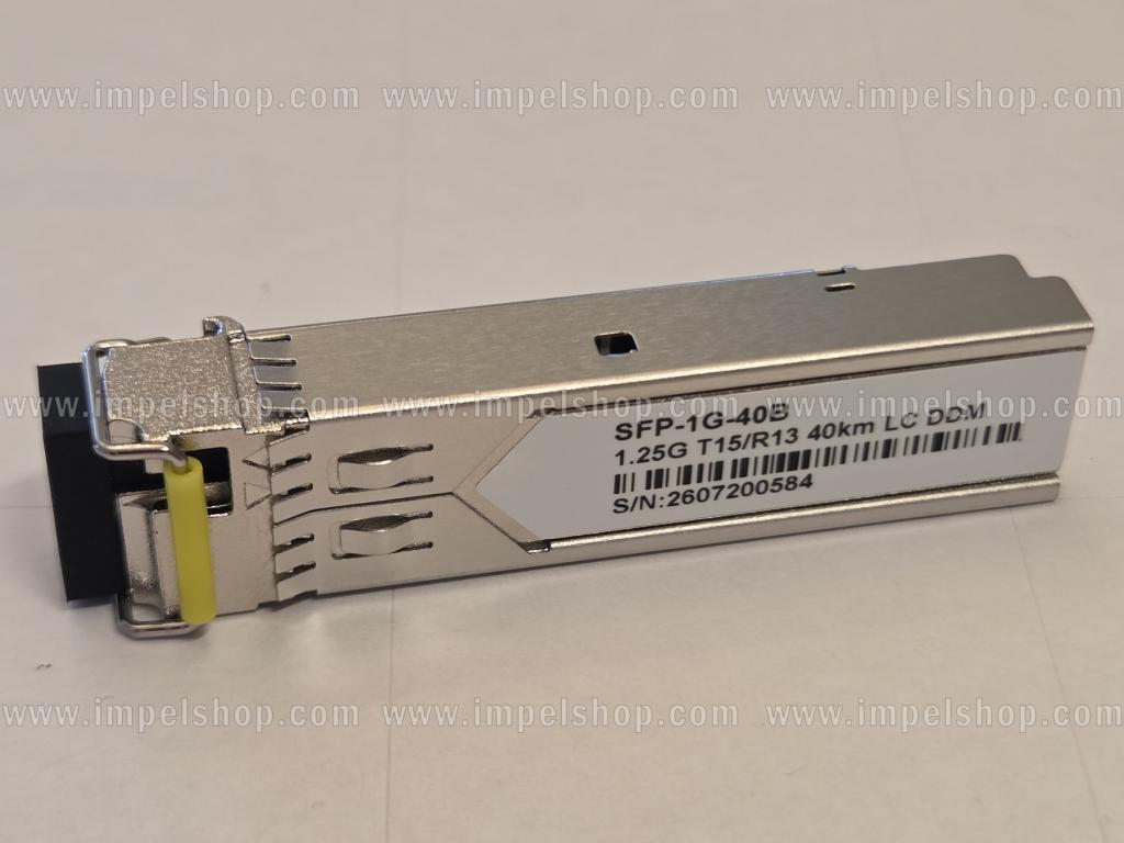 Wkładka / moduł 1.25G, SFP, BiDi, WDM, SMF, 1xLC, 40km, Tx1550nm / Rx1310nm, kodowanie CISCO