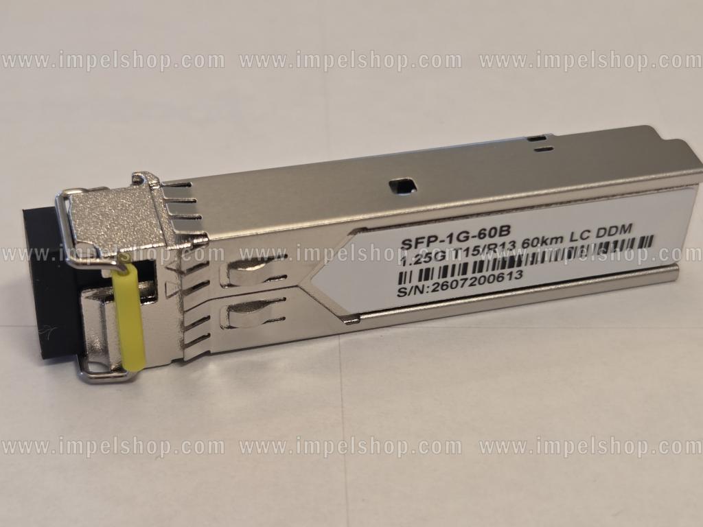 Wkładka / moduł 1.25G, SFP, BiDi, WDM, SMF, 1xLC, 60km, Tx1550nm / Rx1310nm, kodowanie CISCO